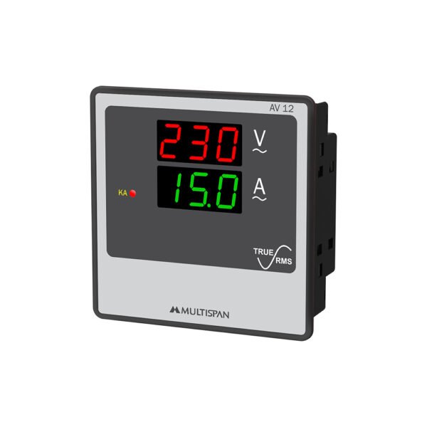 Multispan AV-12 Digital Ampere + Volt Meter
