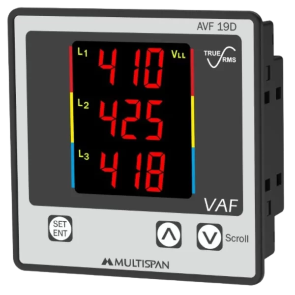 Multispan AVF-19N/AVF-19D Three Phase AVF Meter