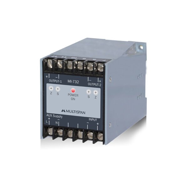 Multispan MI-732 Dual Output Din Rail Mounting Process Indicator