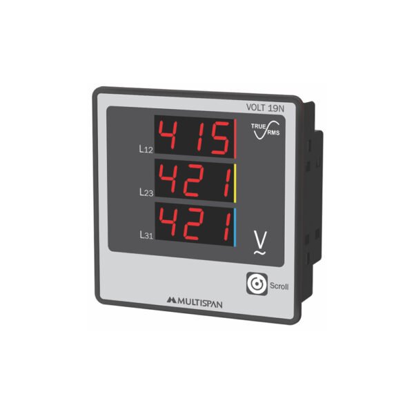 Multispan VOLT-19 Three Phase Volt Meter