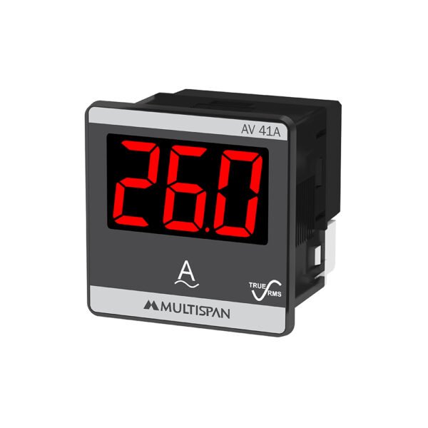 Multispan Single Phase AC Digital Panel Meter AV-41A