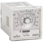 Selec Panel Mounting Analog Timer 55ES-T-230V-G| 230V AC & 24V AC / DC