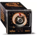 Selec Plug/Panel Mount Timer 55XU-T-G| 20 to 240V AC & 12 to 240V DC