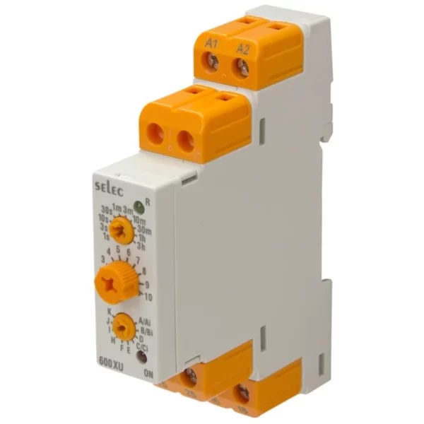 Selec Multifunction Timer Relay 600XU-A-1-CU| 20 to 240V AC