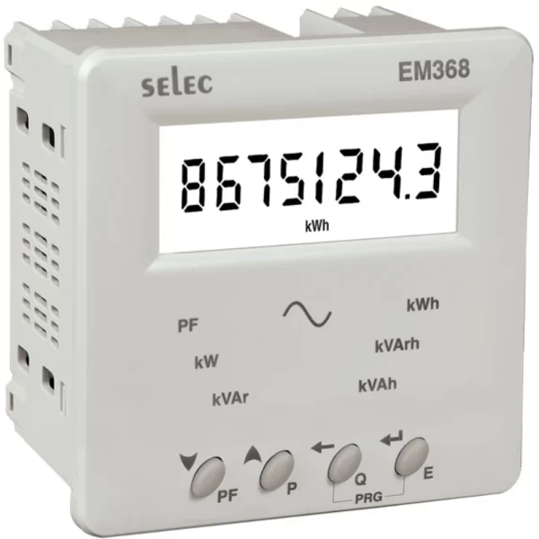 Selec C-CU ENERGY METERS 1 phase EM368-C-CU| 85 to 276V AC