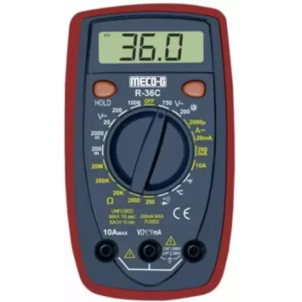 MecoG Digital Multimeter R36C