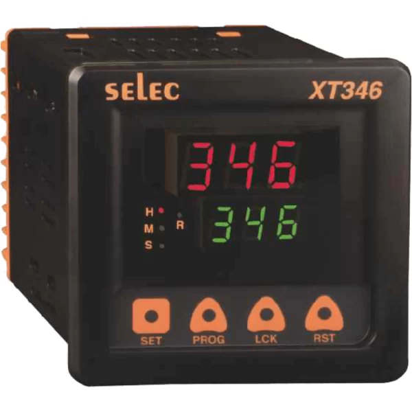 Selec Digital Timer Dual Display XT346| 90 to 270V AC / DC