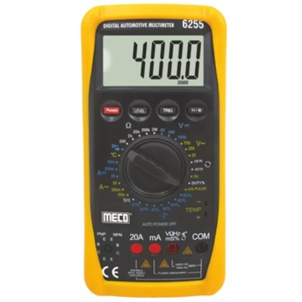Meco Counts DIGITAL MULTIMETER WITH AUTOMATIC TERMINAL BLOCKING 6255