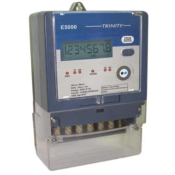 TRINITY Revenue Grade Dual Source Prepaid KWh Meter E5000