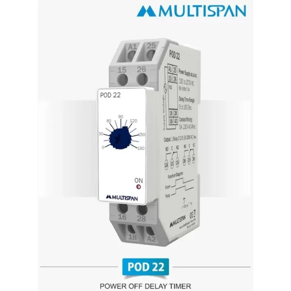Multispan POWER OFF DELAY TIMER POD-22