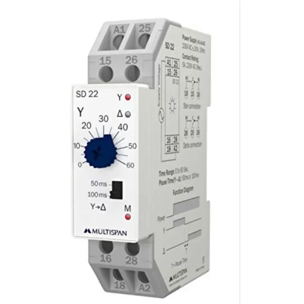 Multispan Star Delta Timer SD-22