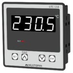 Multispan UTC-114 Universal Input Single Display PID Controller 92x92 (J / K / PT-100 2Wire or 3Wire (Configurable))
