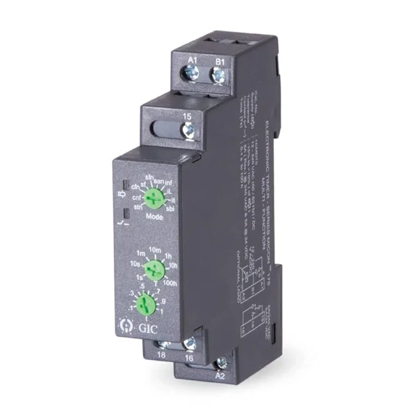 L&T GIC 12SDT0 Micon 175 Star Delta Timers 240VAC Black