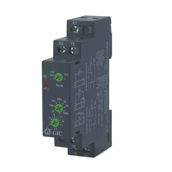 GIC 12WDTC Micon 175 On Delay Timer, 10s-1h Delay Range
