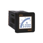 Selec MA501-230V-CE 1Ø Digital ammeter with LCD display, Bar graph representation for current,  230V AC, 48 x 48 mm size