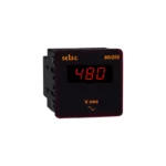 Selec MV205 1? Digital voltmeter with LED display, 230V AC, 72 x 72 mm size
