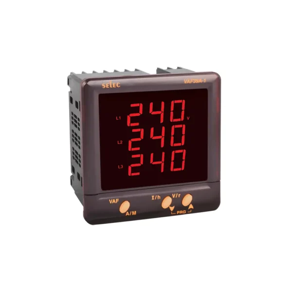 Selec VAF39A-1-230V Voltage Ampere Frequency Meter