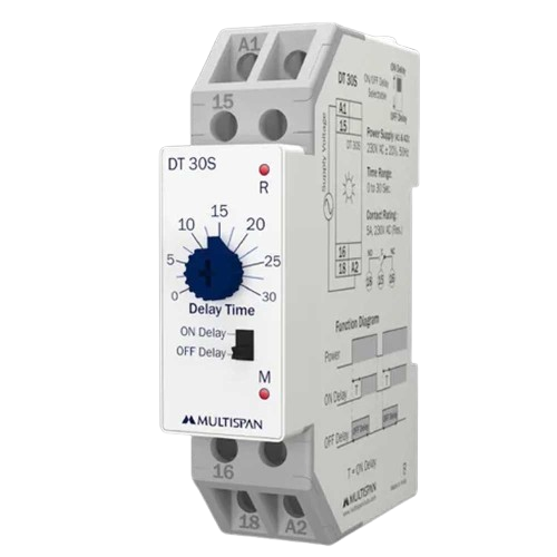 Multispan On/Off Delay Timer 230 V AC (DT-30S (0 to 30 SEC))