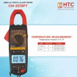 HTC CM-2070FT Digital Clamp Meter – 1000A AC/DC Current, True RMS, Auto Range, NCV Detector, Industrial Multimeter - Image 5