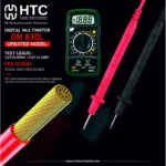 HTC DM-830L Digital Multimeter – AC/DC Voltage, Current & Resistance Tester - Image 3