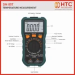 HTC DM-85T Digital Multimeter – True RMS, AC/DC Voltage & Current, Auto Range, NCV, Industrial Tester - Image 5