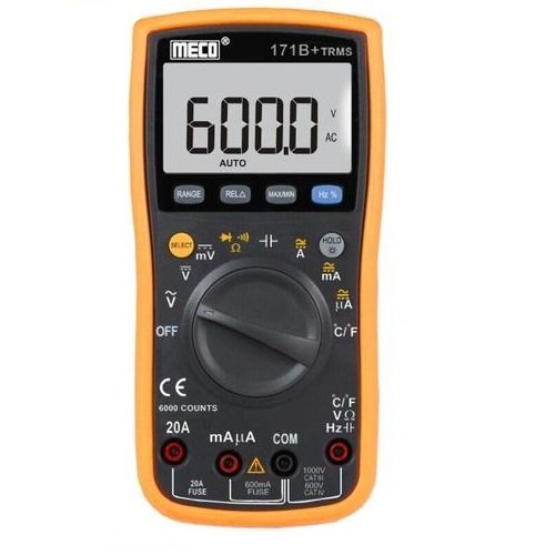 MECO 171B+ TRMS Autoranging DMM with Temperature Digital Multimeter