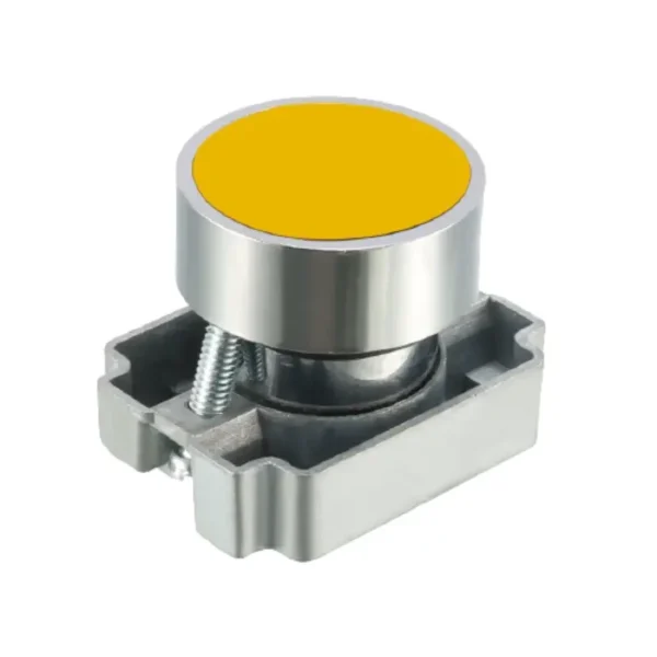 ElectrixZone 22.5mm Push Button Switch Yellow