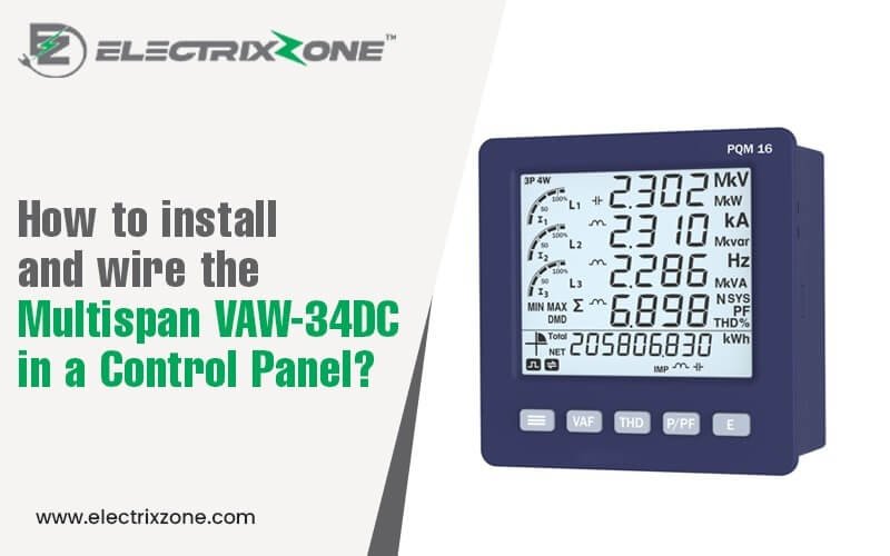 Multispan VAW-34DC Ampere Voltmeter