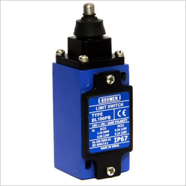 Bohmen BL100PB BL Series Switch, Top Plunger (1NO+1NC)