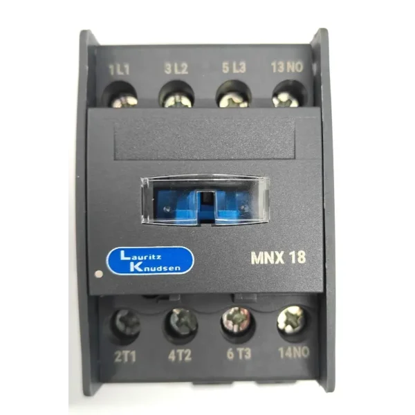 L&T/LK MNX 18 Power Contactor, 18A, 3 Pole, 1 NC, 240V CS94101