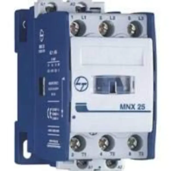 L&T/LK MNX 25 Power Contactor, 25A, 3 Pole, 1 NO, 240V CS94110