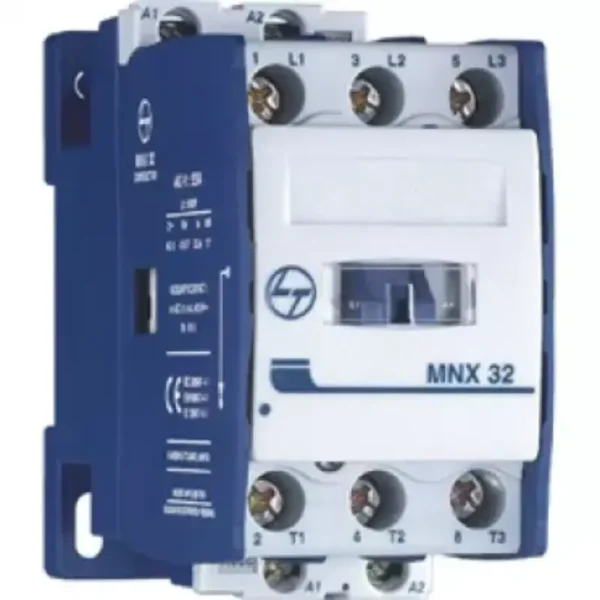 L&T/LK MNX 32 Power Contactor, 32A, 3 Pole, 1 NO, 240V CS94111