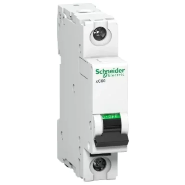 Schneider Acti9 xC60 2A Single Pole MCB, C-Curve, 10kA (A9N1P02CGN)