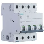 Siemens Betagard 5SL6 63A 4 Pole MCB, C-Curve (5SL64637RC)