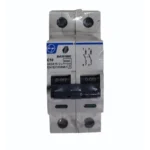 L&T/LK Exora 10A Double Pole MCB, C-Curve, 10kA (BA20100C)