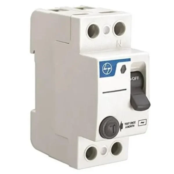 L&T/LK Exora 25A 2 Pole RCCB, 100mA, AC Type (BC202510)