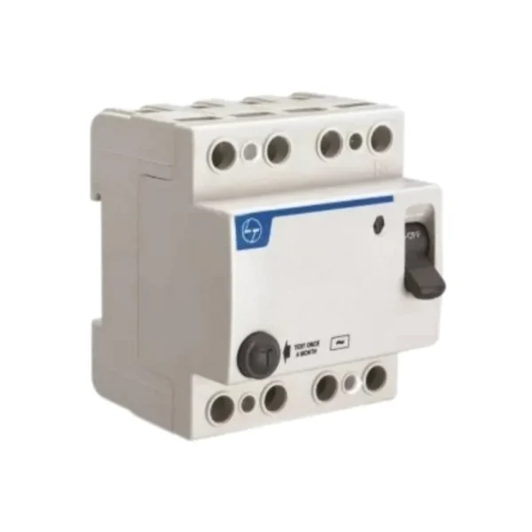 L&T/LK Exora 25A 4 Pole RCCB, 100mA, AC Type (BC402510)
