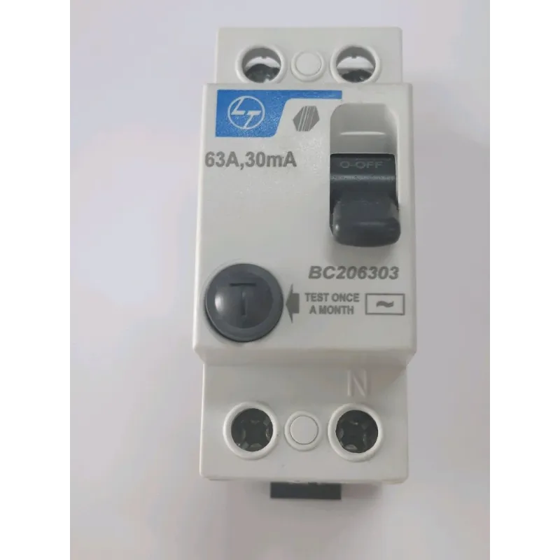 L&TLK Exora 63A 2 Pole RCCB, 30mA, AC Type (BC206303) L&T/LK Exora 63A 2 Pole RCCB, 30mA, AC Type (BC206303) - Image 1