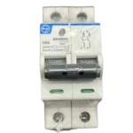L&T/LK Exora 63A Double Pole MCB, C-Curve, 10kA (BA20630C)