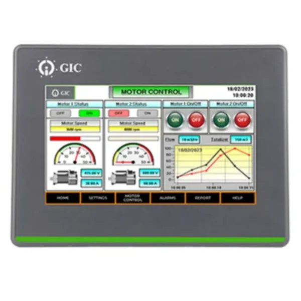 GIC HM104B-0000 Human Machine Interface 24VDC 4.3” TFT Display