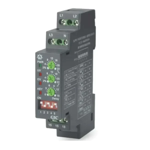 GIC MAG03D0427 Voltage Monitoring Relay SM175 415 VAC 1 C/O