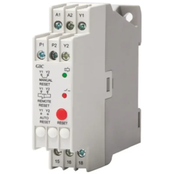 GIC MJ93BK Thermistor Relay Series 220-440 VAC 2 C/O