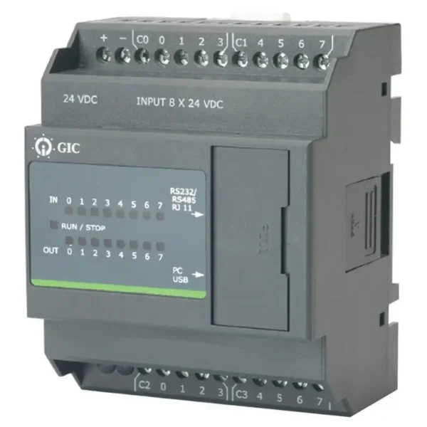 GIC PC10EA04001N Programmable Logic Controller PLC Extension with 4 Analog Input