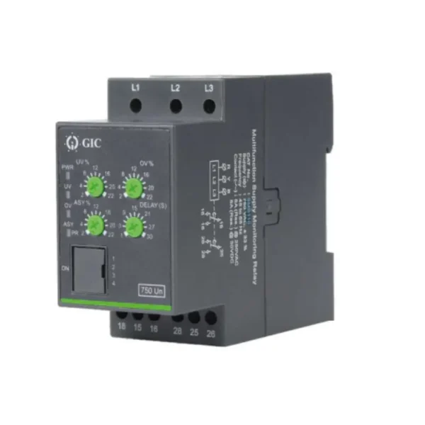 GIC SMB110 Voltage Monitoring Relay SM 600 500-1000V AC 2 C/O