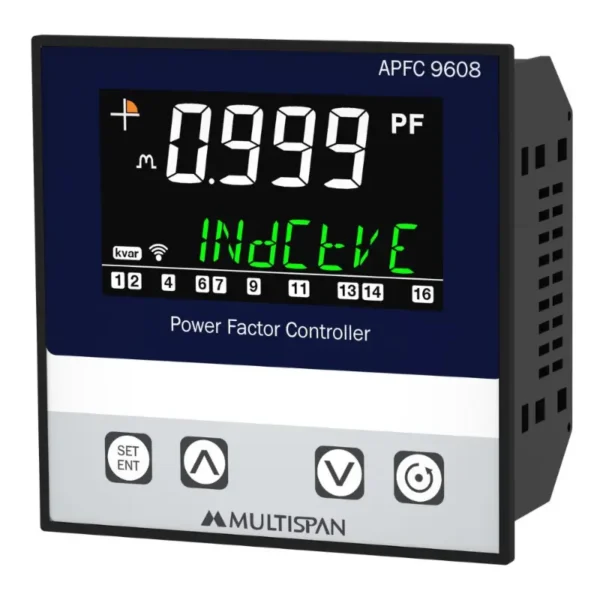 Multispan APFC-9608 Automatic Power Factor Controller 96X96