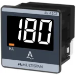 Multispan AV-41CT Single Phase AC Digital Ampere Meter 230V AC Supply 48X48