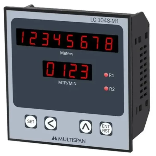 Multispan LC-1048-M1 Programmable Length Counter 100-270V AC Supply 96X96