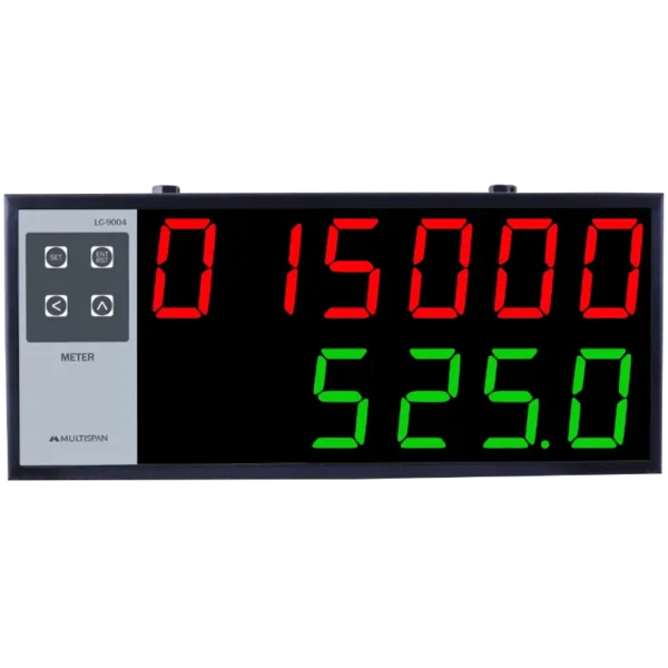 Multispan LC-9004 Dual Side Jumbo Display Programmable Length Counter 100-250V AC Supply 160X375