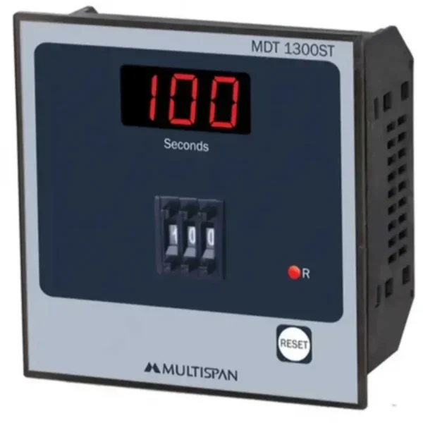 Multispan MDT-1300ST Thumbwheel 3 Digit Timer 230V AC Supply 96X96
