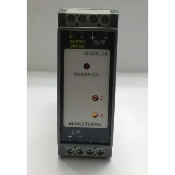 Multispan MI-631-24-AA Vertical Signal Isolators 24V DC Supply  4-20mA DC Input